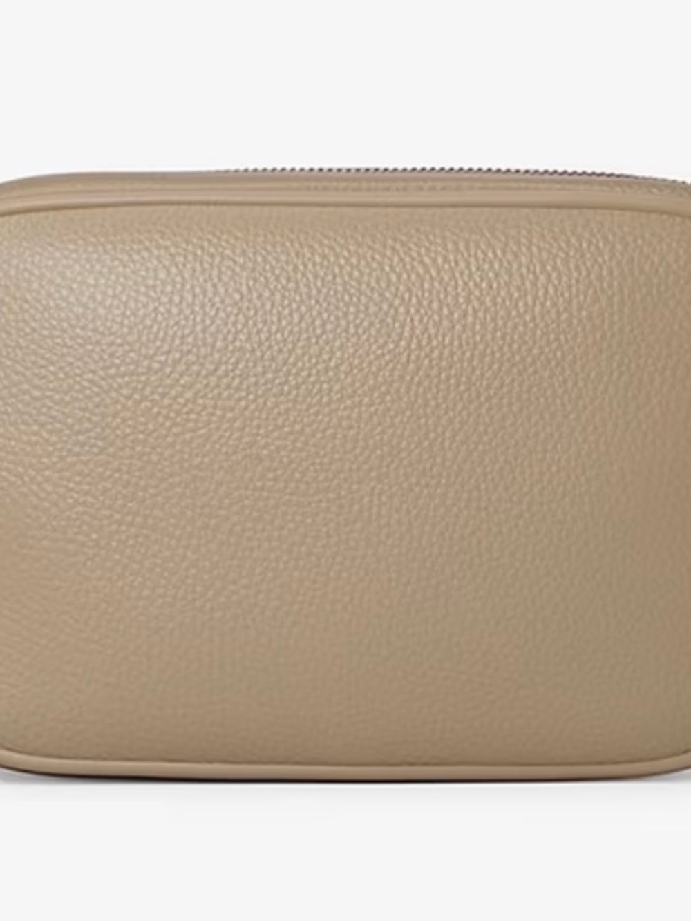Michael Kors Camel Jet Set Large Pebbled Leather Crossbody Bag - Picture 2 of 8